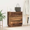 vidaXL Bedside Cabinet Old Wood 71 x 34.5 x 75 cm Engineered wood