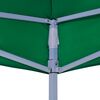 vidaXL Party Tent Roof 4.5x3 m Green 270 g/m&sup2;