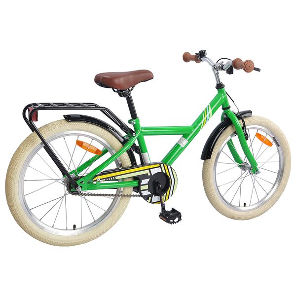 vidaXL Kids Bike 18'' for 5-7 Years Old Green