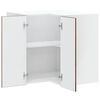 vidaXL Kitchen Wall Corner Cabinet Kalmar Smoked Oak Engineered Wood