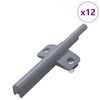vidaXL Soft Close Damper 12 pcs Grey 125 x 47 x 15 mm PP
