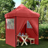 vidaXL Party Tent Folding Burgundy 200 x 200 x 306 cm Oxford Fabric