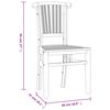 vidaXL 5 Piece Garden Dining Set Solid Wood Teak