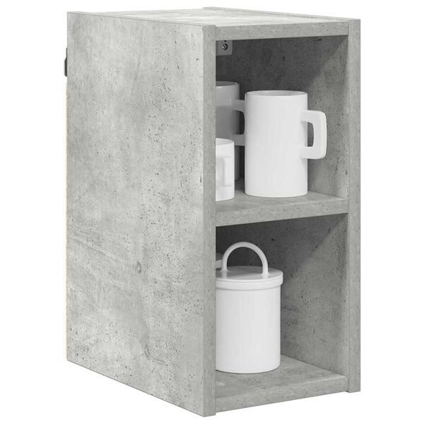 vidaXL Hanging Cabinet Concrete Grey 20 x 29.5 x 40 cm Engineered Wood