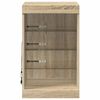 vidaXL Sideboard with LED Lights Sonoma Oak 41x37x67 cm