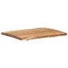 vidaXL Table Top Solid Acacia Wood 80x(50-60)x3.8 cm