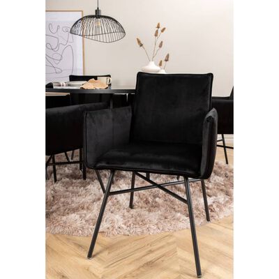 Venture Home Dining Chair Pippi Velvet Black
