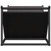 vidaXL Firewood Rack Black 70x43x34.5 cm Cold-rolled steel