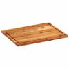 vidaXL 3 Piece Chopping Board Set with Stand Solid Wood Acacia