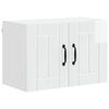 vidaXL Kitchen Wall Cabinets 2 pcs High Gloss White 60 x 31 x 40 cm