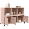 vidaXL Sideboard Pink 100.5x39x72 cm Steel
