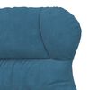 vidaXL Armchair Blue 69 x 74 x 93 cm Velvet
