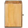 vidaXL Bathroom Hanging Cabinet Brown 38 x 33 x 48 cm Solid Mango Wood