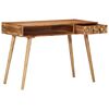 vidaXL Writing Desk 110x50x76 cm Solid Wood Acacia