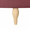 vidaXL Slipper Chair Wine Red 56.5 x 70 x 110 cm Fabric