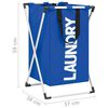 vidaXL Laundry Sorter Blue