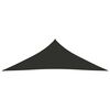 vidaXL Sunshade Sail Oxford Fabric Triangular 5x5x6 m Anthracite