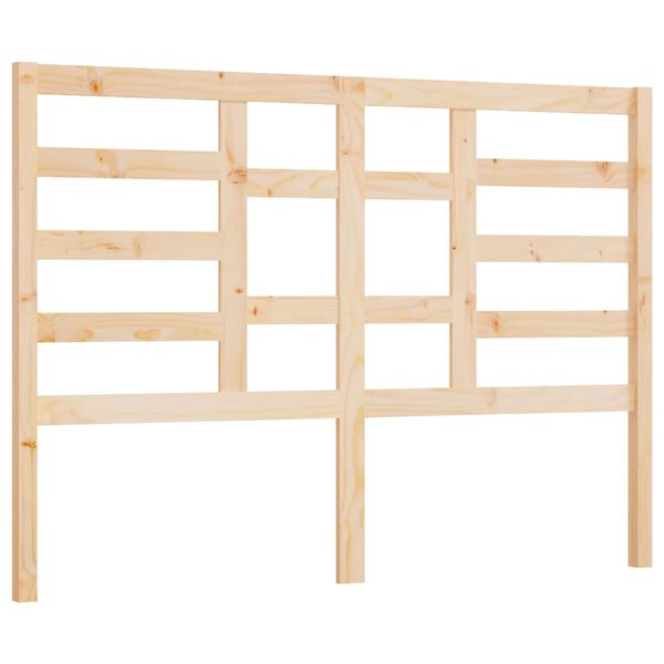vidaXL Bed Headboard 166x4x104 cm Solid Wood Pine