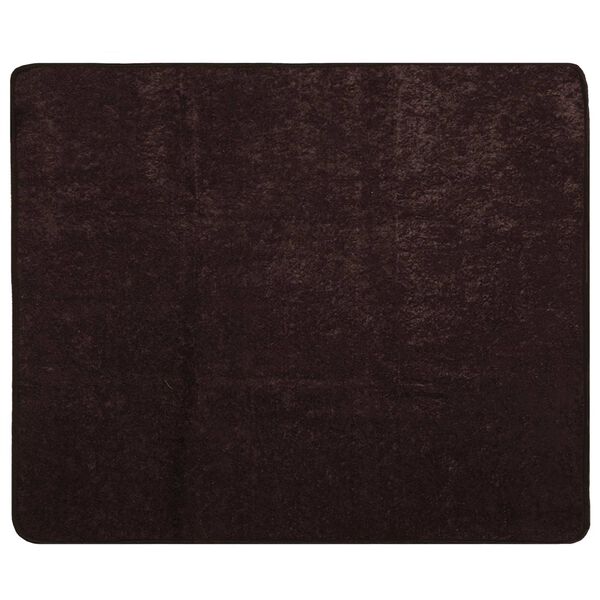vidaXL Rug Runner MARSA Anthracite 100 x 80 cm Polyester and PVC