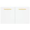 vidaXL Wall Cabinet White 60x36.5x35 cm Engineered Wood