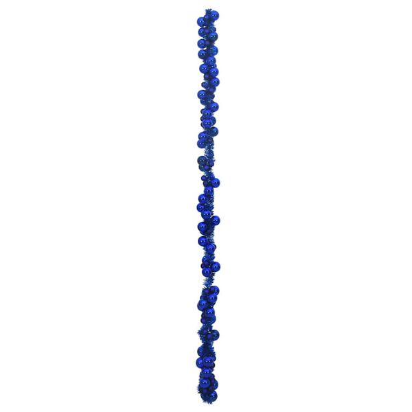 vidaXL Christmas Ball Garland Blue 186 cm Polystyrene