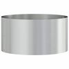 vidaXL Planter Ring 5 pcs Silver 40 x 40 x 20 cm Galvanised Steel