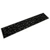 vidaXL Kitchen Rug Washable Morning Black 60x300 cm Velvet