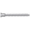 vidaXL Confirmat Screws 2 pcs Silver Metal
