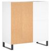 vidaXL Record Cabinet White 84.5x38x89 cm Engineered Wood