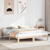vidaXL Bed Frame without Mattress 180x200 cm Super King Solid Wood Pine
