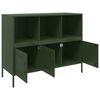 vidaXL Sideboard Olive Green 100.5x39x79 cm Steel