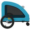 vidaXL Pet Bike Trailer Blue Oxford Fabric and Iron
