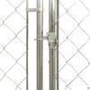 vidaXL Dog Kennels Silver 192 x 192 x 195 cm Galvanised steel