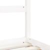 vidaXL Kids Bed Frame White 90x200 cm Solid Wood Pine