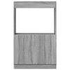 vidaXL Highboard Grey Sonoma 63x33x100 cm Engineered Wood