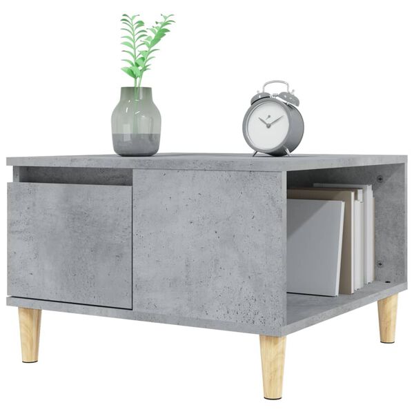 vidaXL Coffee Table Grey Sonoma 55x55x36.5 cm Engineered Wood