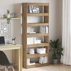 vidaXL Book Cabinet Artisan Oak 80 x 30 x 198 cm Engineered Wood