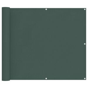 vidaXL Balcony Screen Dark Green 100 x 400 cm Oxford Fabric