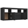 vidaXL TV Cabinet Black 120x30x50 cm Engineered Wood