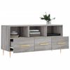 vidaXL TV Cabinet Grey Sonoma 102x36x50 cm Engineered Wood