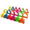 d&euml;na Silicone Toy Set Kids, Houses & Trees "Neon" 54 pcs