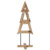 vidaXL Christmas Tree with Stand Brown 120 cm Solid teak wood