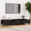 vidaXL TV Cabinet Black 150x34,5x30 cm Engineered Wood