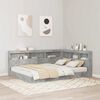 vidaXL Storage Headboard Concrete Grey 150 cm Engineered Wood