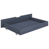 vidaXL Bed Frame without Mattress Grey Solid Pine Wood 140x200 cm (283199+321989)