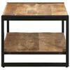 vidaXL Coffee Table 90x50x38 cm Solid Rough Wood Mango
