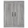 vidaXL Highboard Grey Sonoma 69.5x34x180 cm Engineered Wood