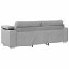 vidaXL Sofa Cloud Grey 219 x 77 x 82 cm Fabric