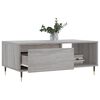 vidaXL Coffee Table Grey Sonoma 90x50x36.5 cm Engineered Wood