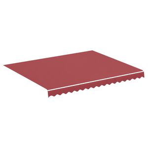 vidaXL Awning Replacement Fabric Burgundy Red 280x245 cm Polyester